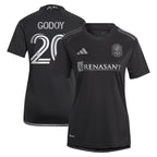 Anibal Godoy Nashville SC adidas Women's 2024 Man In Black Kit Replica Player Jersey - Black