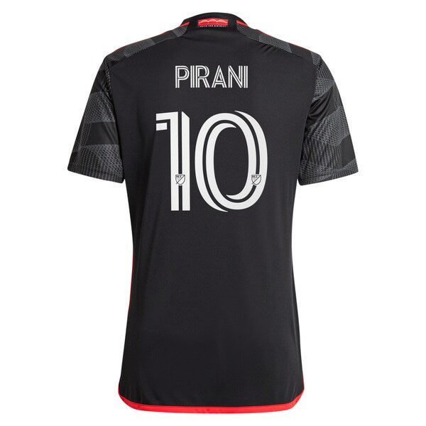 Gabriel Pirani D.C. United adidas 2024 The Icon Kit Replica Player Jersey – Black