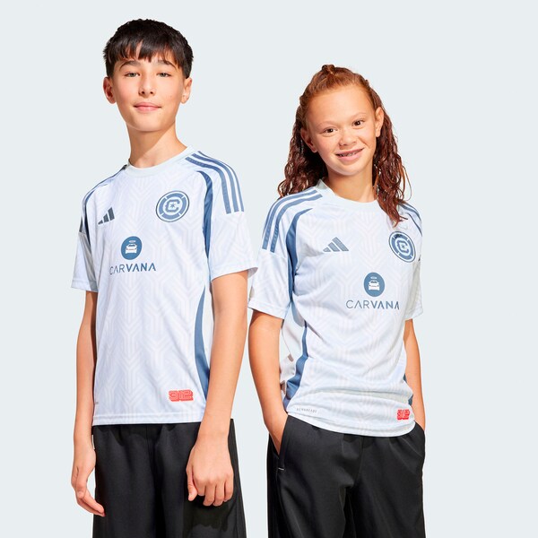 Chicago Fire adidas Youth 2025 The Municipal Kit Replica Jersey - Light Blue