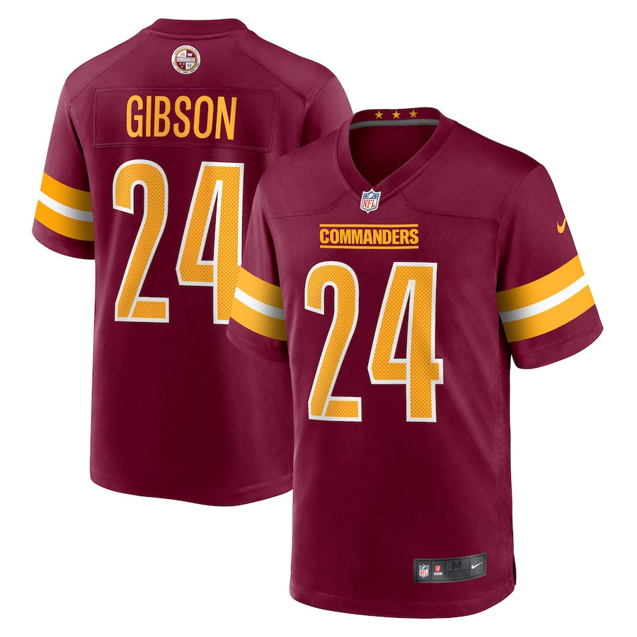 Antonio Gibson Washington Commanders Nike Youth Game Jersey - Black/Burgundy/White