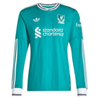 Virgil van Dijk Liverpool adidas 2025/26 Third Replica Long Sleeve Player Jersey - Green