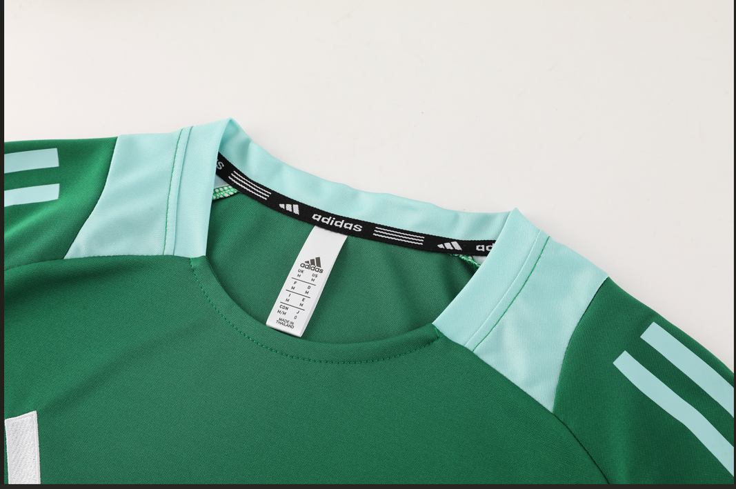 Adidas Short Sleeve Training Jersey Set - AD08- Forest Green