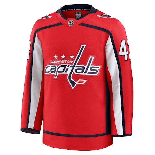 Tom Wilson Washington Capitals  Home Premium Jersey - Red/Black