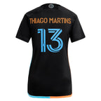 Thiago Martins New York City FC adidas Women's 2024 24/7 Kit Replica Player Jersey - Black
