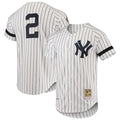 New York Yankees Cooperstown Collection 1996 Authentic Home Jersey - White/Gray