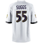 Baltimore Ravens Terrell Suggs Nike White Game Jersey