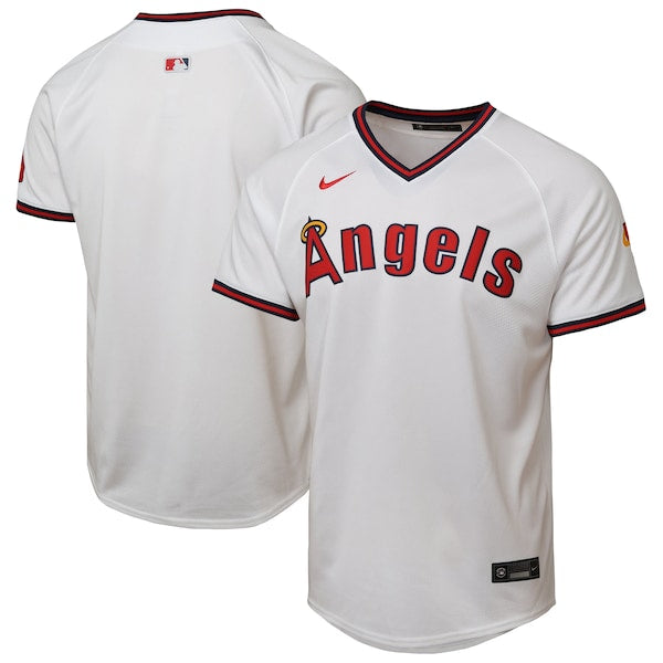 Los Angeles Angels Youth Alternate 2 Limited Jersey - White/Red