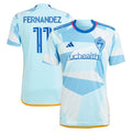 Omir Fernandez Colorado Rapids adidas 2024 New Day Kit Replica Player Jersey - Light Blue