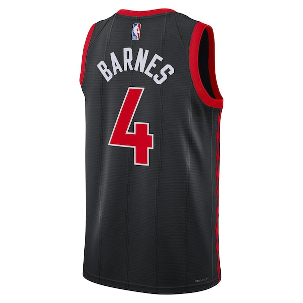 Scottie Barnes Toronto Raptors Jordan Brand Unisex Swingman Jersey - Statement Edition - Black