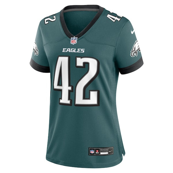Oren Burks Philadelphia Eagles Nike Women's  Game Jersey - Midnight Green