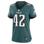 Oren Burks Philadelphia Eagles Nike Women's  Game Jersey - Midnight Green