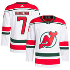 Dougie Hamilton New Jersey Devils adidas  Primegreen Authentic Player Jersey - White