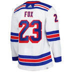 Adam Fox New York Rangers adidas Home Primegreen Authentic Player Jersey - White
