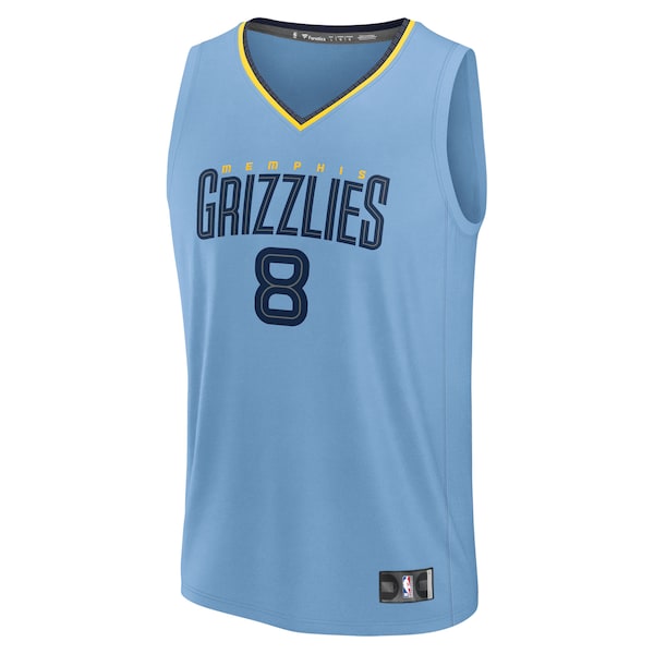 Jaren Jackson Jr. Memphis Grizzlies  Youth Fast Break Replica Jersey - Light Blue - Statement Edition