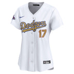 Shohei Ohtani Los Angeles Dodgers Nike Women's 2025 Gold Collection Limited Jersey - White