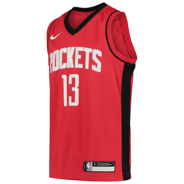 James Harden Houston Rockets Nike Youth Team Swingman Jersey - Icon Edition - Red