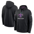 New Orleans Saints Nike 2024 NFL Crucial Catch Club Pullover Hoodie - Black