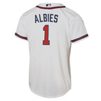 Ozzie Albies Atlanta Braves Nike Youth Home Replica Player Jersey - White