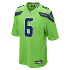 Quandre Diggs Seattle Seahawks Nike  Game Jersey - Neon Green/Navy