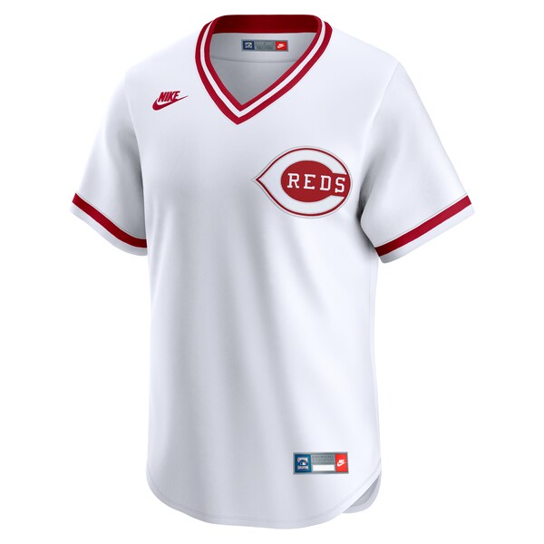 Cincinnati Reds Nike Throwback Cooperstown Collection Limited Jersey - White