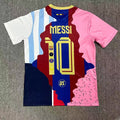 Lionel Messi Commemorative All Club Football Logo Limited Edition Jersey