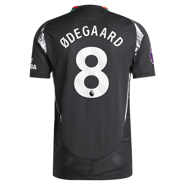 Martin Odegaard Arsenal adidas 2024/25 Away Authentic Player Jersey - Black