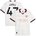 Phil Foden Manchester City Puma 2023/24 Away Replica Player Jersey - White