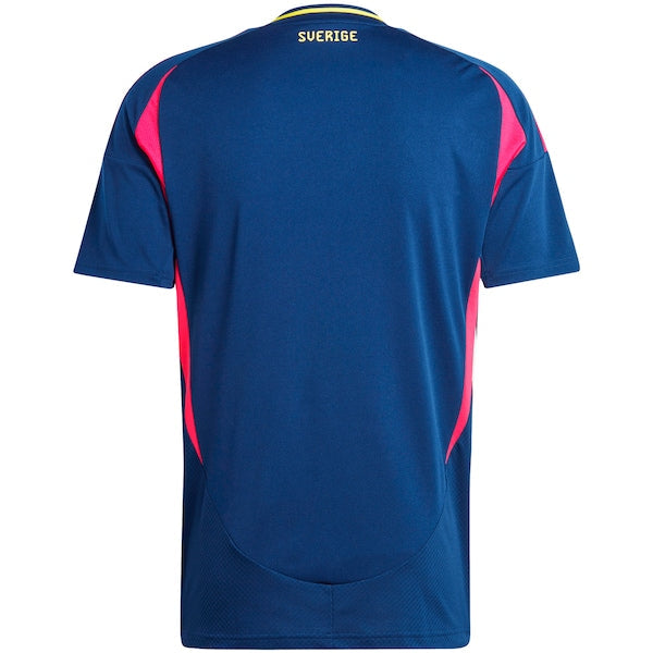 Sweden National Team adidas 2024 Away Replica Jersey - Navy/Yellow