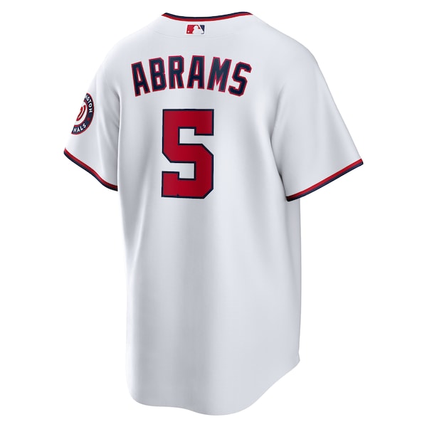 C.J. Abrams Washington Nationals Nike Home Replica Jersey  - White