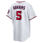 C.J. Abrams Washington Nationals Nike Home Replica Jersey  - White