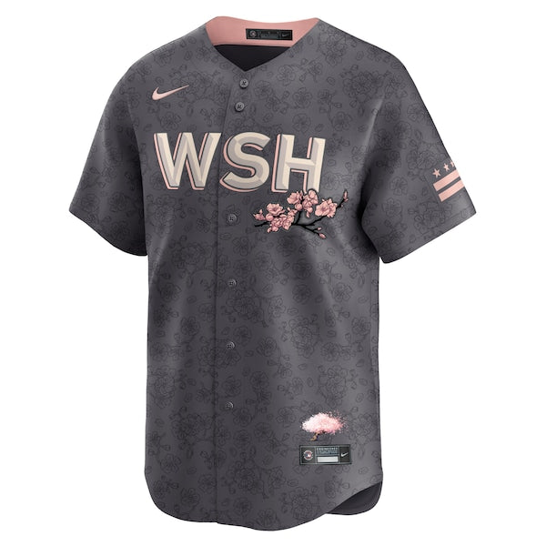 Stephen Strasburg Washington Nationals Nike City Connect Limited Player Jersey - Charcoal