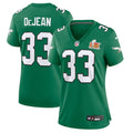 Cooper DeJean Philadelphia Eagles Nike Women's Super Bowl LIX 2nd Alternate Game Jersey - Kelly Green