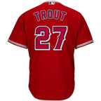 Mike Trout Los Angeles Angels Big & Tall Replica Player Jersey - Red