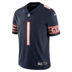 Justin Fields Chicago Bears Nike Vapor Limited Jersey - Navy