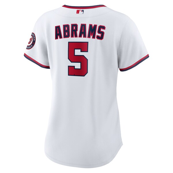 CJ Abrams Washington Nationals Nike Women's Home Replica Player Jersey - White