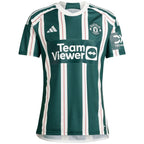 Bruno Fernandes Manchester United adidas 2023/24 Away Replica Player Jersey - Green/Red