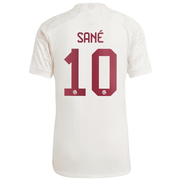 Leroy Sané Bayern Munich adidas 2023/24 Third Replica Jersey - White