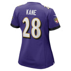 Sanoussi Kane Baltimore Ravens Nike Women's  Game Jersey -  Purple