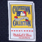 Ozzie Smith St. Louis Cardinals 1994 Authentic Cooperstown Collection Mesh Batting Practice Jersey - Navy/Scarlet