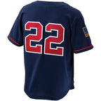 Bo Jackson California Angels Cooperstown Collection Mesh Batting Practice Button-Up Jersey - Navy