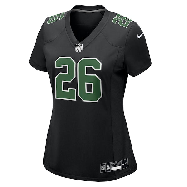 Saquon Barkley Philadelphia Eagles Nike Women's Fashion Game Jersey - Carbon Black/Kelly Green