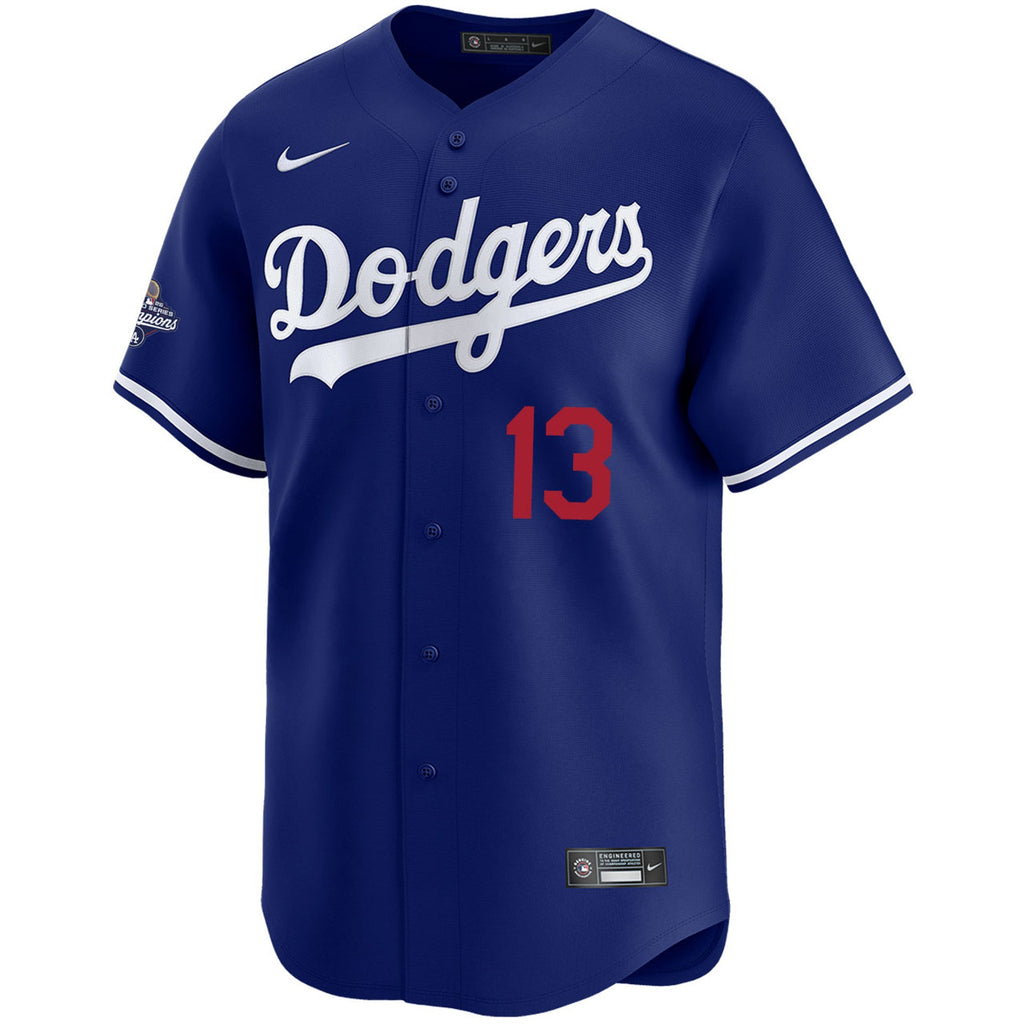 Max Muncy Los Angeles Dodgers Nike 2025 World Series Champions Limited Jersey - Dark Blue