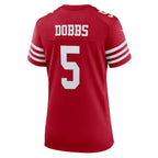 Joshua Dobbs San Francisco 49ers Nike Women's Team Game Jersey -  Scarlet