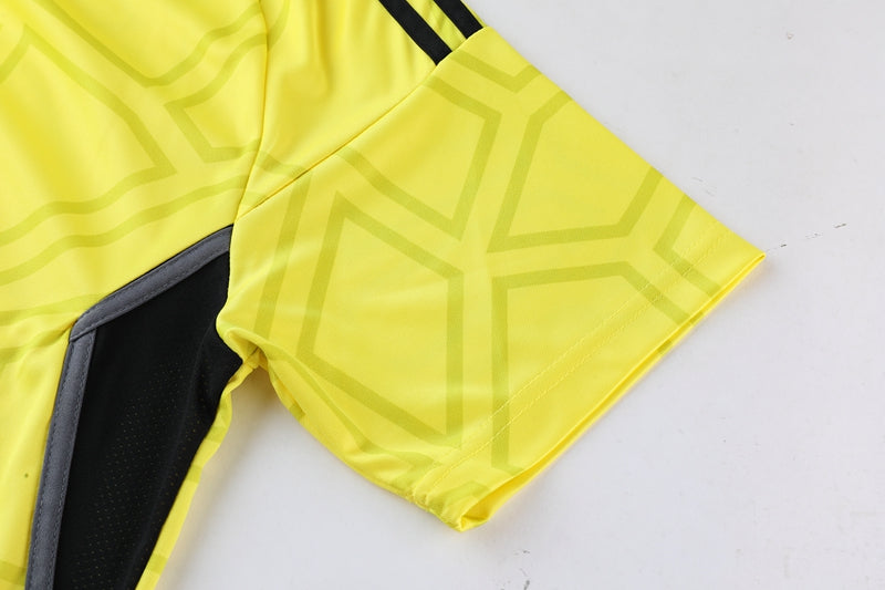 Adidas Short Sleeve Training Jersey Set - AD01- Yellow/Black