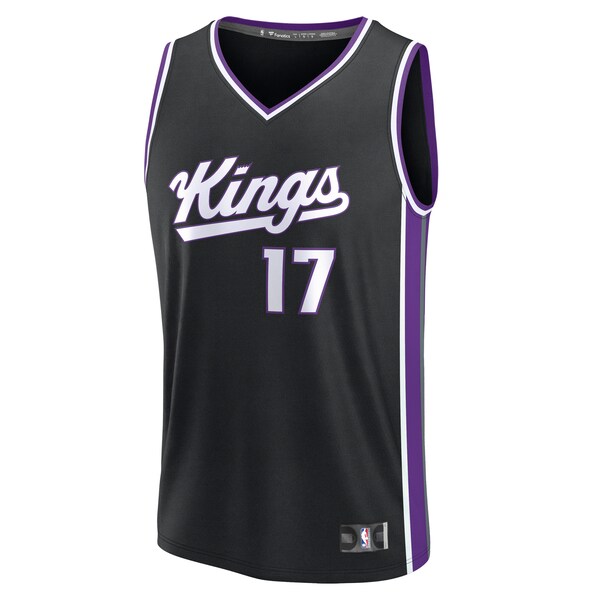 Jonas Valančiūnas Sacramento Kings  Fast Break Replica Jersey - Black - Icon Edition
