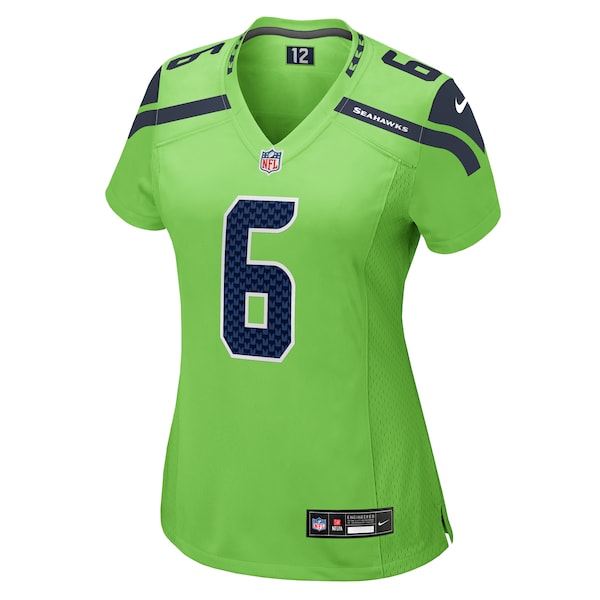 Quandre Diggs Seattle Seahawks Nike Women's  Game Jersey - Neon Green