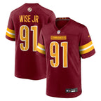 Deatrich Wise Jr. Washington Commanders Nike Team Game Jersey -  Burgundy