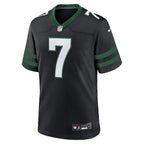 Justin Fields New York Jets Nike Game Jersey - Stealth Black