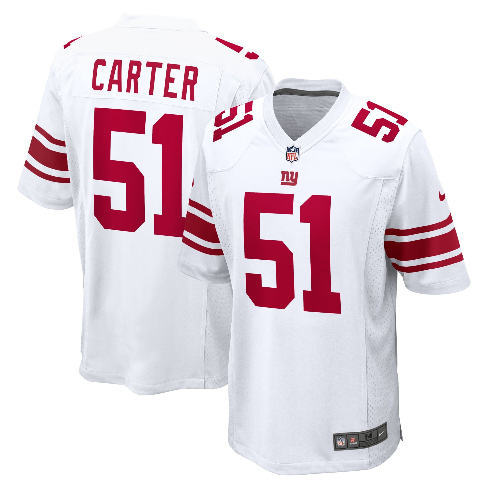 Abdul Carter New York Giants Nike 2025 NFL Draft First Round Pick Game Jersey - Royal/Red/White