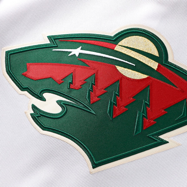 Minnesota Wild  Away Premium Custom Jersey - White/Green